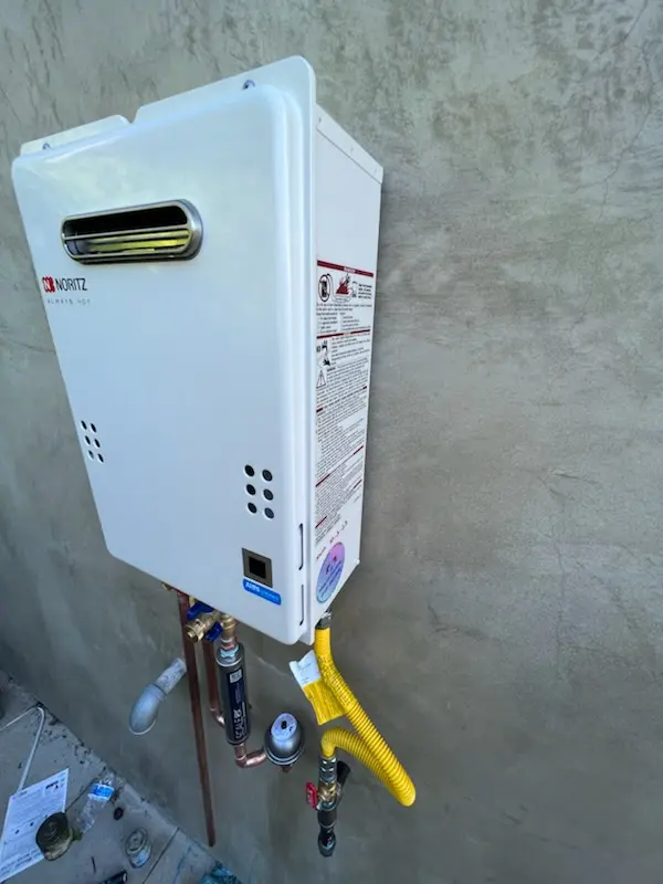 Tankless water heater installation for Hamilton homes